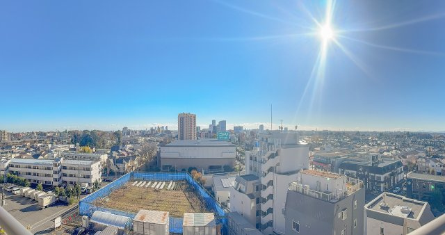 【展望】 | ★仲介手数料無料★ライオンズスクエア用賀（世田谷区たまがわ花火大会バルコ二ーから鑑賞できます）