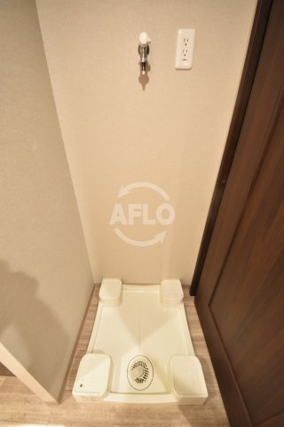 ジオタワー天六の洗面所|ジオタワー天六　洗濯機置き場