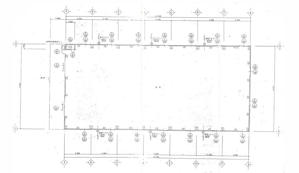 越谷市花田２丁目の倉庫の間取り