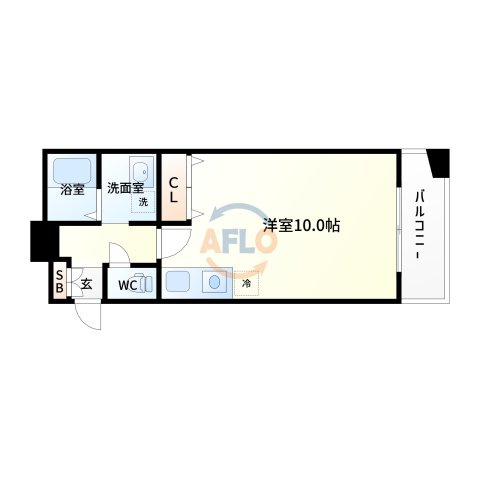 ミラクルセブン江坂の間取り|ミラクルセブン江坂　間取り
