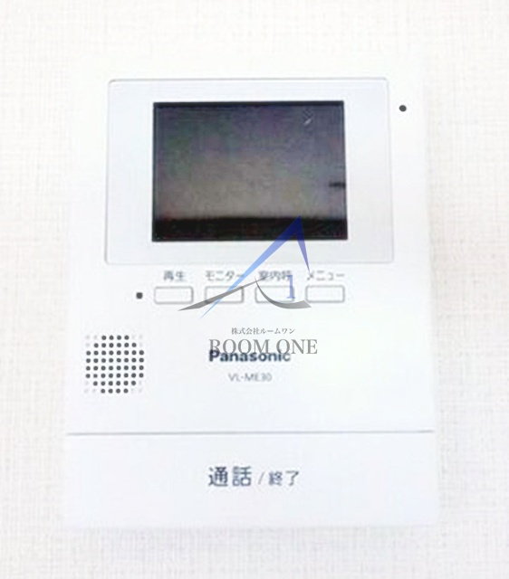 綾瀬プルミエのセキュリティ|モニター付きインターホンです。