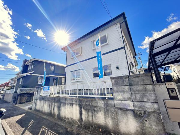 宇都宮市松風台　４ＬＤＫ　中古住宅の前面道路含む現地写真