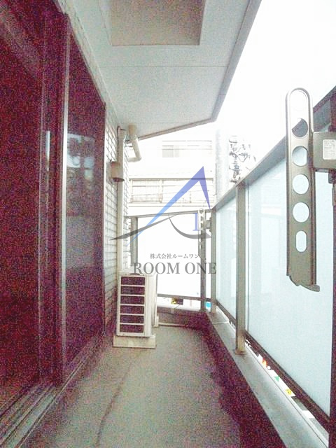 ソレイユ蔵前のバルコニー