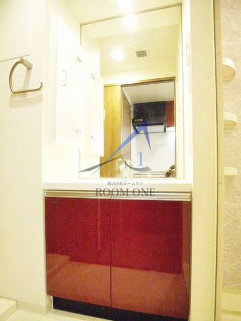 ソレイユ蔵前の洗面所|洗面台です。