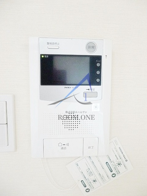 プレール・ドゥーク大森Ⅱのセキュリティ|モニター付きインターホンです。