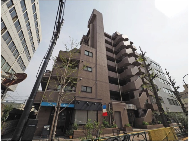 【外観】 | ★仲介手数料無料★モナーク碑文谷（近隣には商業施設が揃っています　学芸大学駅は個人商店街が並んでいて楽しいです）