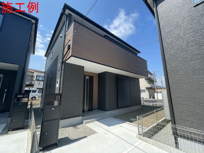 大和市西鶴間2丁目新築戸建て　24-1期1号棟の外観|外観施工例