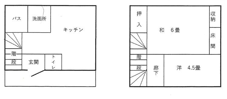 上町ハイツの間取り
