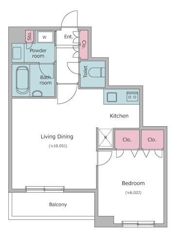 【間取り】 | レジディア新川