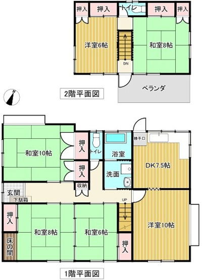 【間取り】 | 　☆　沼津市下香貫の戸建　☆
