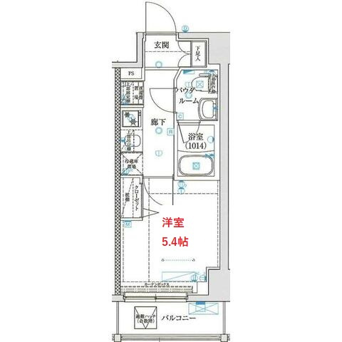【間取り】 | クラリッサ川崎ルーナ