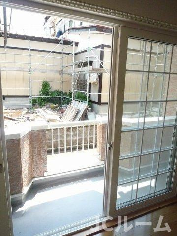 ビレッジケイツⅡのバルコニー