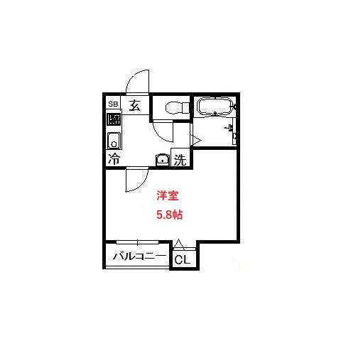 【間取り】 | Ｂｅｌｌｅ　Ｎｏｉｒｅ　Ｋ（ベル・ノワール・ケー）