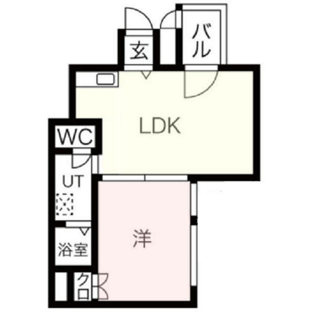 岐阜市加納菱野町のアパートの間取り