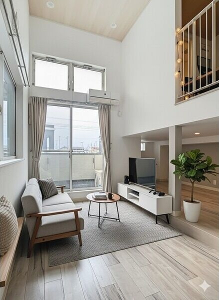 ヒューマンスクエア津志田の居間・リビング