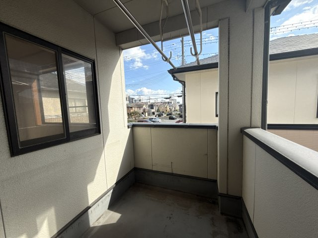 西庄戸建のバルコニー