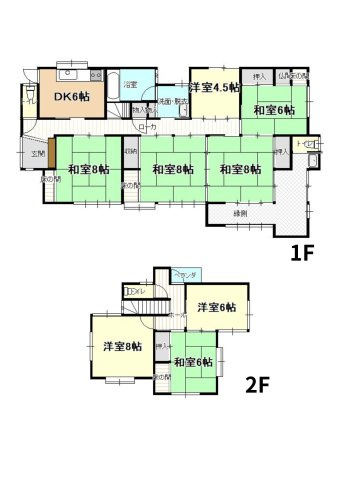 山形市小白川町五丁目1番2の間取り