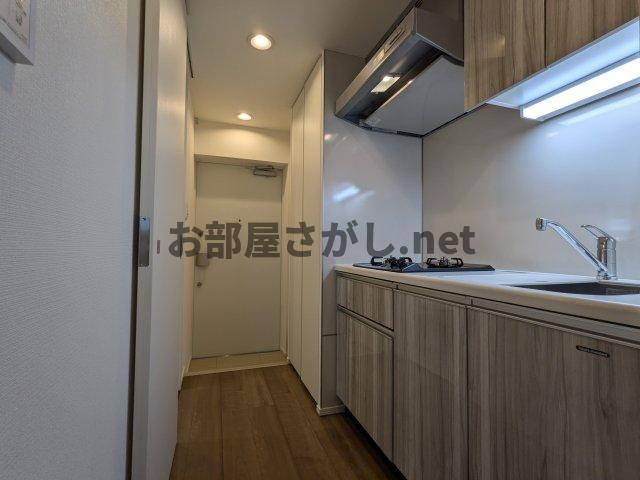 アジールコート東大井のキッチン|コンパクトなキッチンで掃除もラクラク