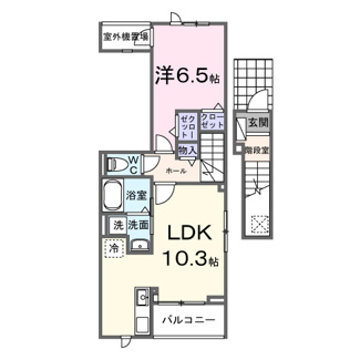 【間取り】 | フォンテーヌ春日