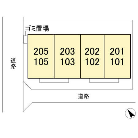 エスポワールドゥマンの玄関