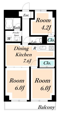 エルドシック浦安の間取り