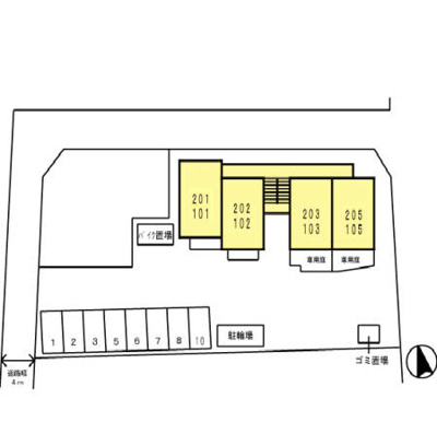 【区画図】 | シャルマン若園