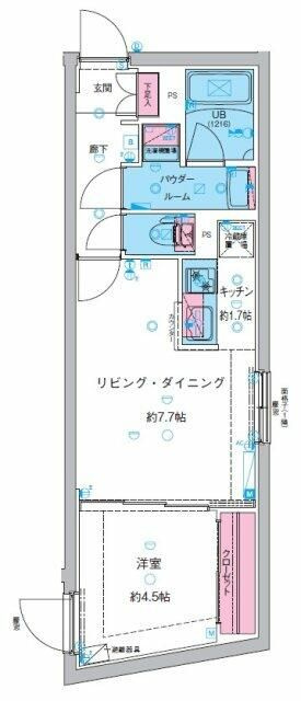 ＧＥＮＯＶＩＡ池袋の間取り|☆このお部屋は仲介手数料0円です☆