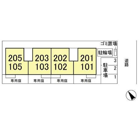 クレスタ広尾の区画図