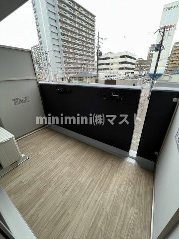 エスリードレジデンス大阪難波のバルコニー