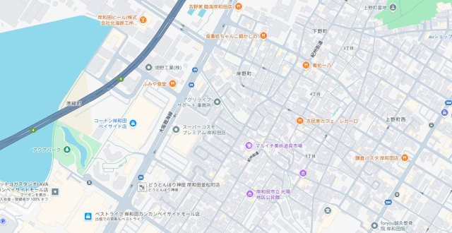 岸和田市並松町　第3期　新築一戸建ての地図