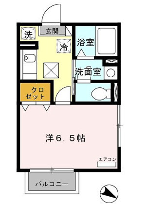クレモンティーヌ・相之川の間取り