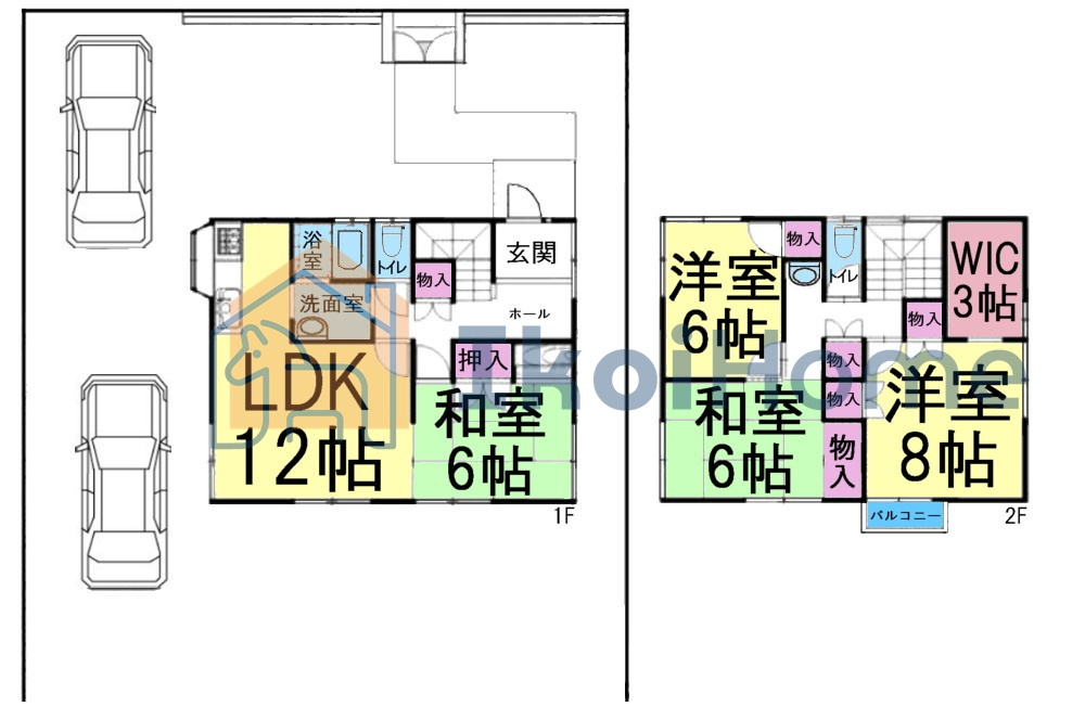 神戸市西区狩場台1丁目　中古戸建の間取り|●年中無休：当日予約可●全居室6帖以上のゆったりとした4LDKの間取り♪