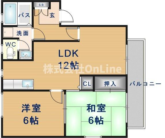 【間取り】 | メゾン陽光Ⅱ