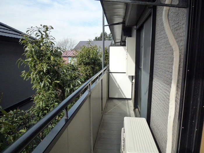 サニーコート田辺　Bのバルコニー