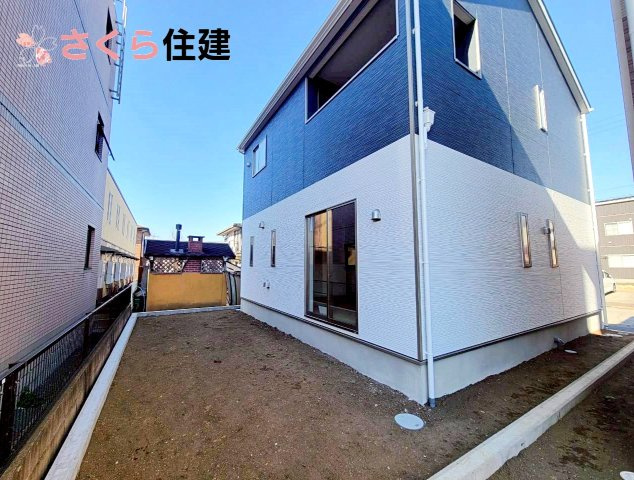 クレイドルガーデン清原台第6　1号棟の庭|南側にはリビングに面したお庭もあり、家庭菜園やガーデニングなど、様々な活用が可能です◎