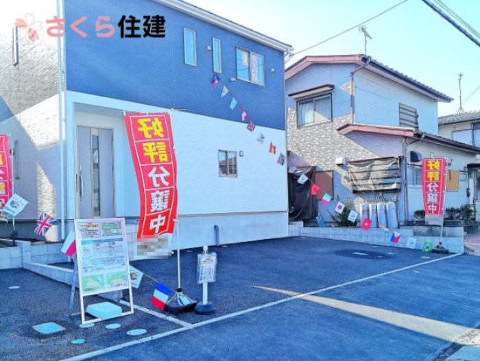 クレイドルガーデン清原台第6　1号棟の駐車場|並列で2台駐車が可能です◎