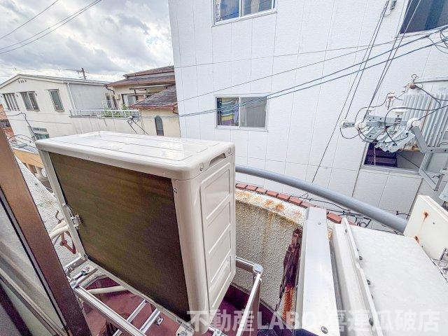 流町マンションのバルコニー