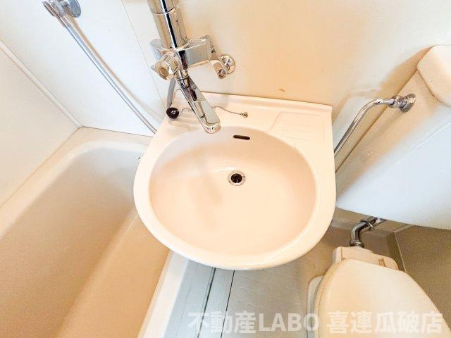 流町マンションの洗面所