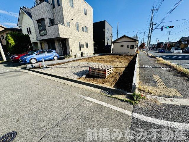 前橋市六供町１丁目　限定1棟　ブルーミングガーデン　新築建売の外観|おしゃれな外観です