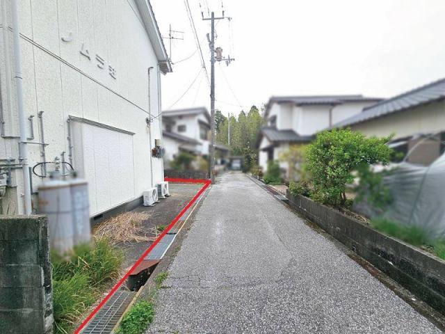 香南市香我美町徳王子　売り土地の前面道路含む現地写真|前面道路含む現地写真です