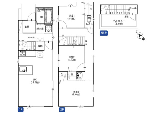 港南1丁目新築戸建 全2棟の画像