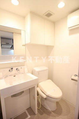 【洗面所】 | プラウドフラット蒲田 | ゆったりとスペースのある洗面所