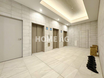 【ロビー】 | パークアクシス西大島コンフォートスクエア | ♪仲介手数料無料♪PET相談可能♪1階はイオンスーパー♪