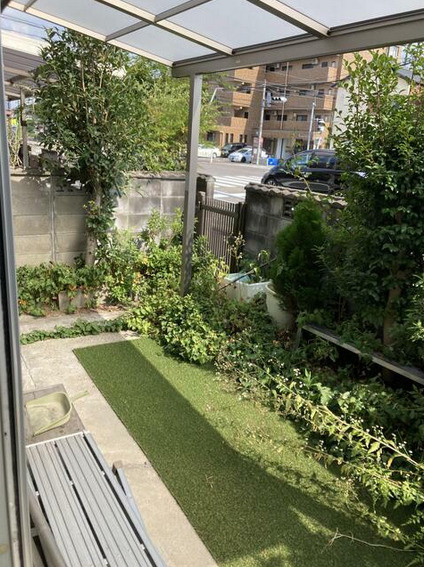 岩倉市八剱町六呂丸の一戸建ての庭