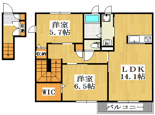 明石市大久保町大窪のアパート