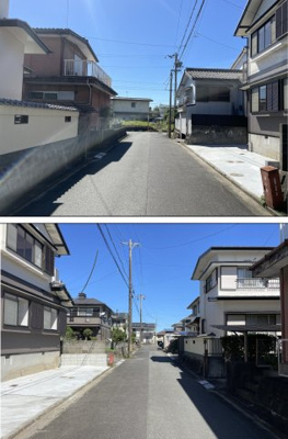 【前面道路含む現地写真】 | 津市高茶屋４丁目 | 前面道路