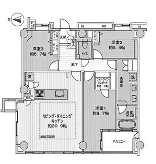 【間取り】 | エルザタワー55