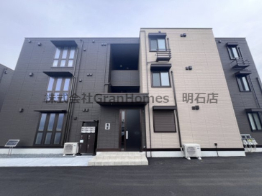 メゾン　ド　ソルテA棟の外観パース