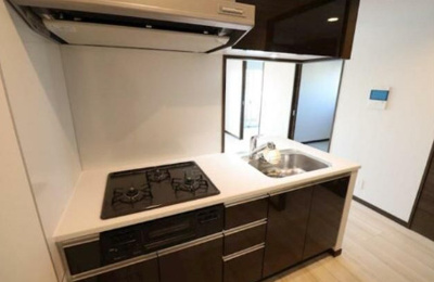 【キッチン】 | ジェノヴィア浅草Ⅴスカイガーデン | きれいなキッチンです