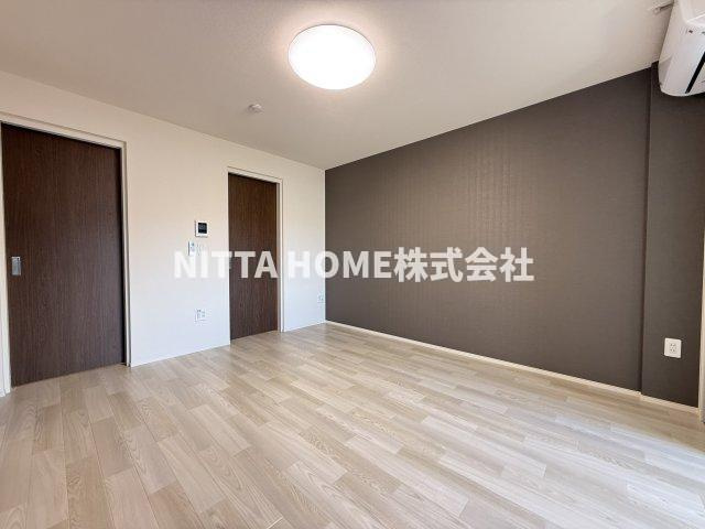 Ｌａ・Ｎｏｒｄ．の居間・リビング|クッションフロア採用です◆